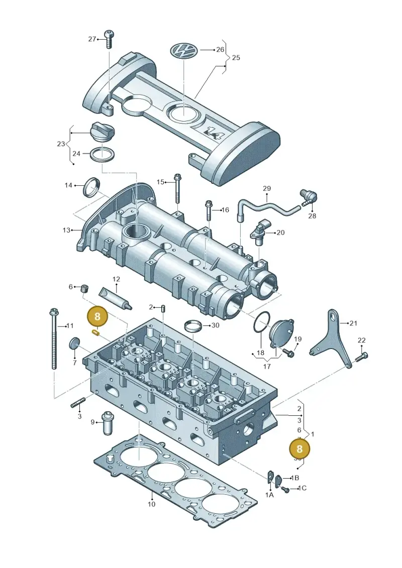 056103379 — Volkswagen Polo (2012-2014) diagram 474103400, position 8