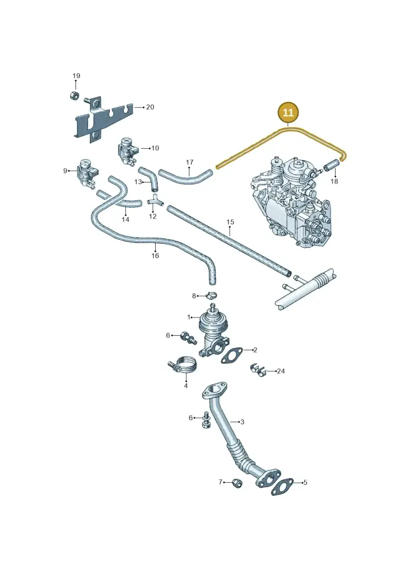 056129971 — Volkswagen CADDY-KOMBI/KASTENW.   06> (2005-) diagram 173131180, position 11