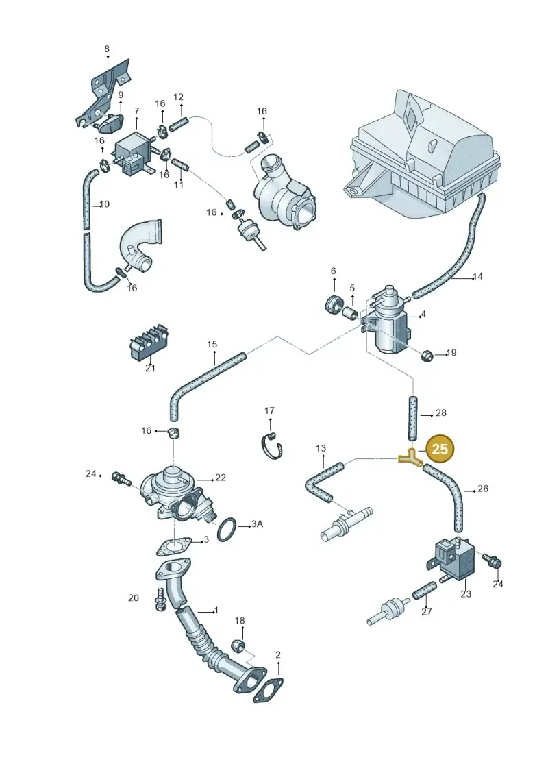 056129971 — Volkswagen POLO CLASSIC           06> (2005-) diagram 194131100, position 25