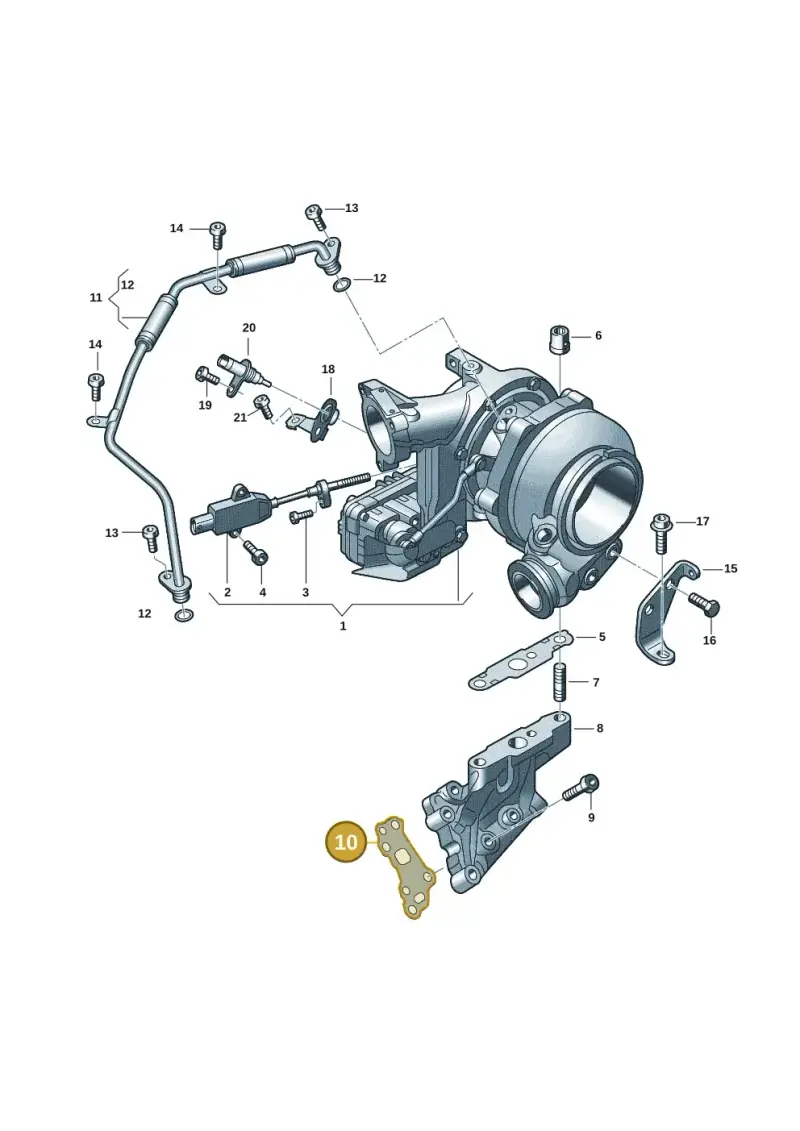 057103147K — Volkswagen Touareg (2017-2023) diagram 439145555, position 10
