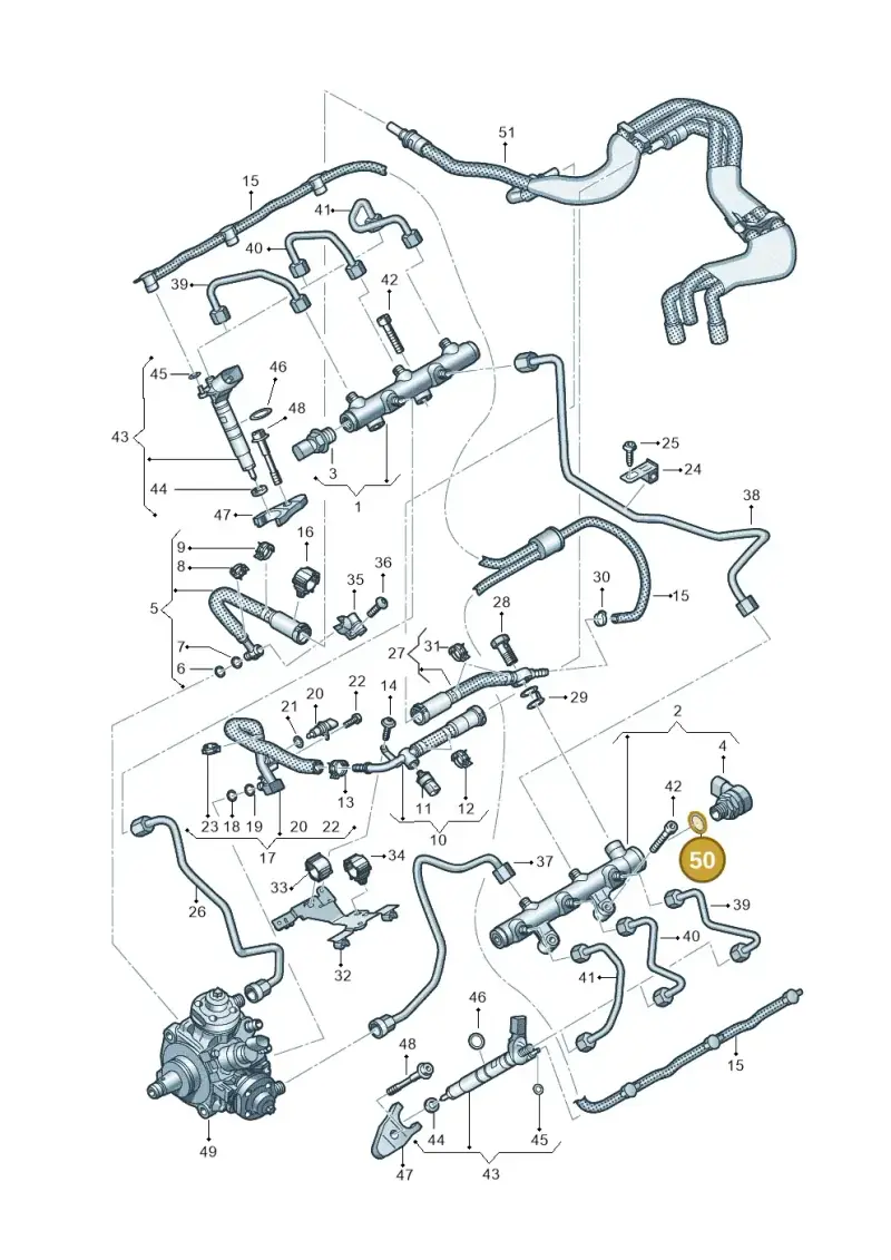 057130119A — Volkswagen Amarok twin cab (2022-) diagram 738130900, position 50