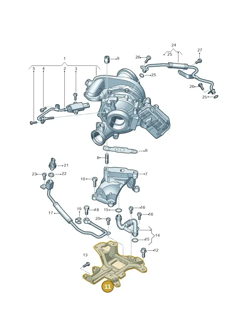 057145191G — Volkswagen Touareg (2017-2023) diagram 439145550, position 11
