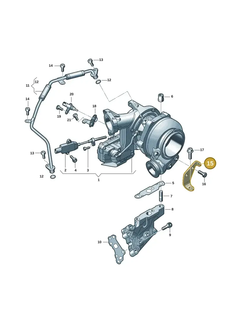 057145195AC — Volkswagen Touareg (2017-2023) diagram 439145555, position 15