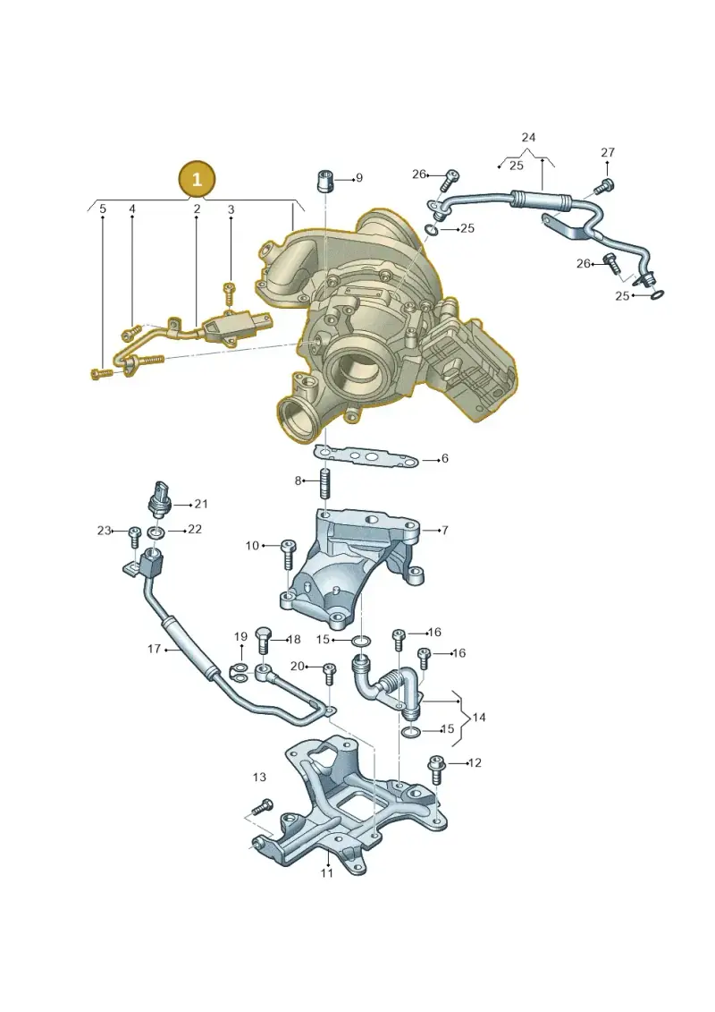 057145653AC — Volkswagen Touareg (2017-2023) diagram 439145550, position 1