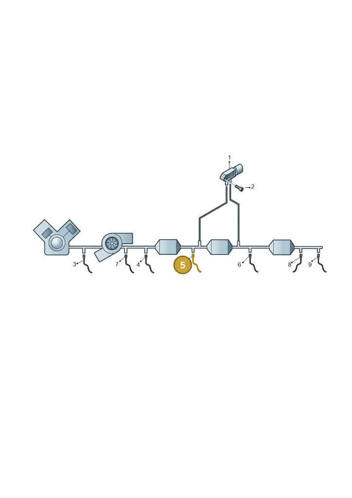 057906088G — Volkswagen Touareg BlueMotion (2014-2018) diagram 748906150, position 5