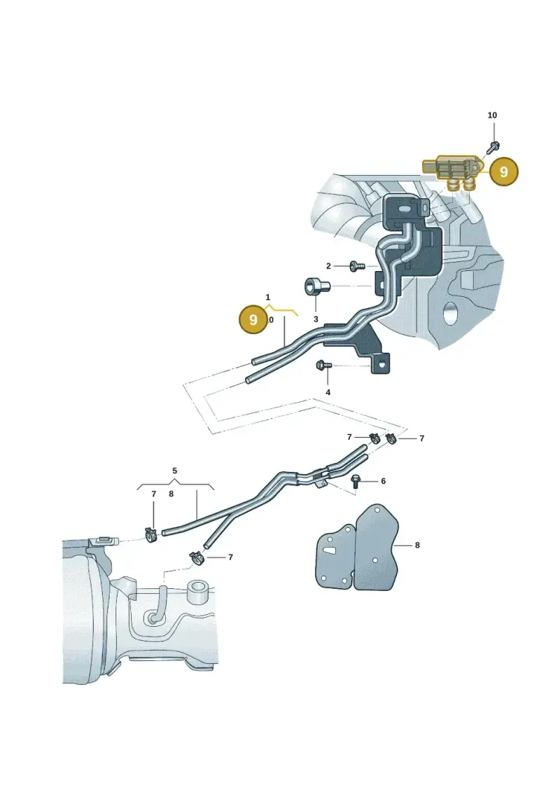 058906051A — Volkswagen Tayron (2018-) diagram 30d131000, position 9