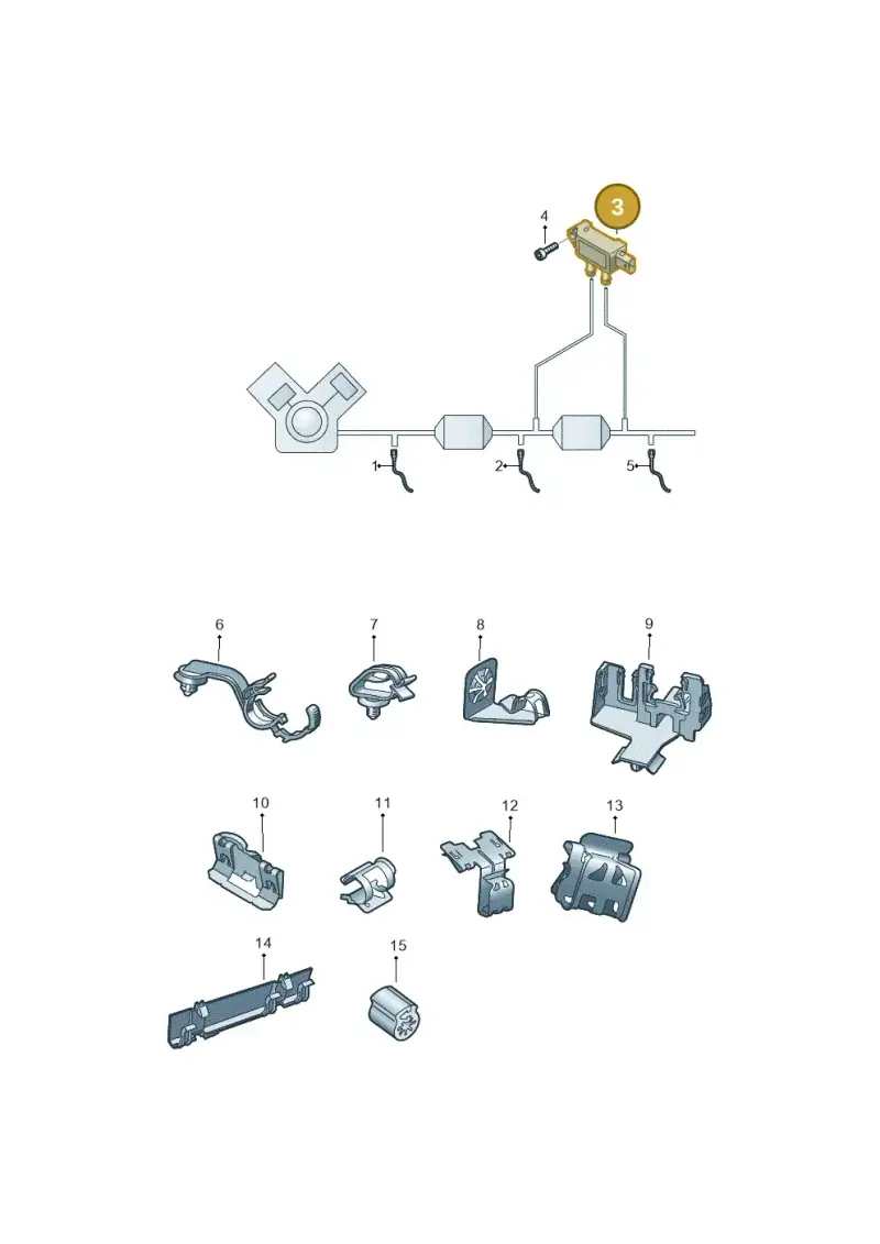 058906051A — Audi Q2 2.0 TDI (2016-2018) diagram 803906003, position 3