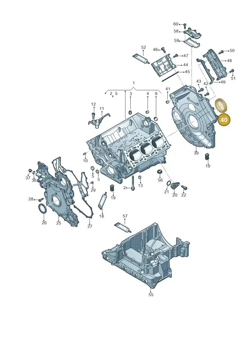 059103051K — Volkswagen Amarok twin cab (2022-) diagram 894103250, position 40