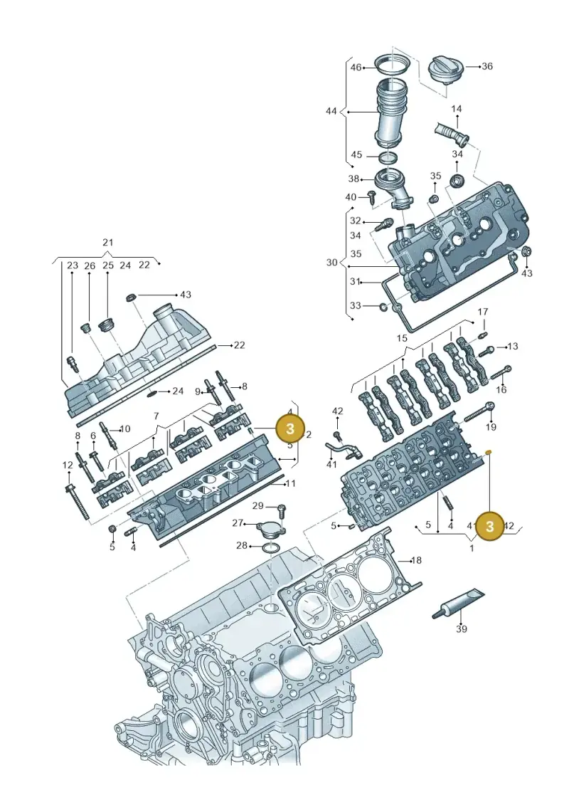 059103139B — Volkswagen Amarok twin cab (2022-) diagram 894103650, position 3