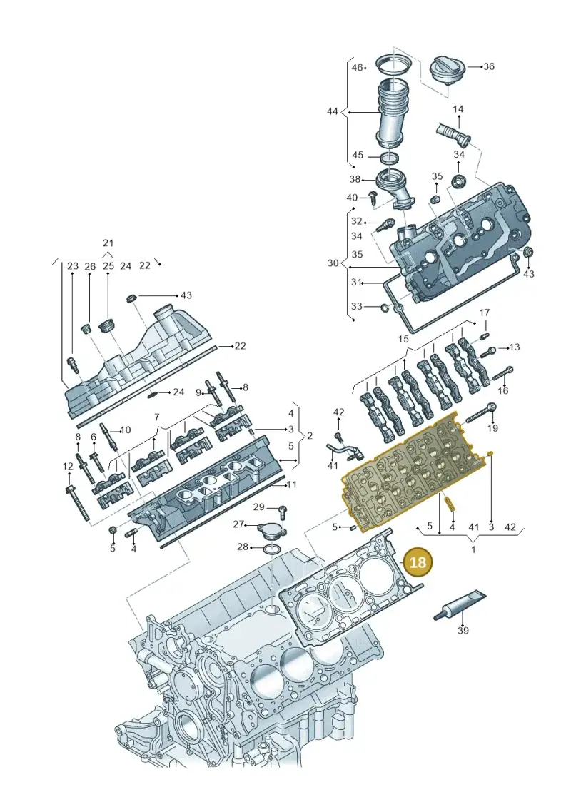 059103149AJ — Volkswagen Amarok twin cab (2022-) diagram 894103650, position 18