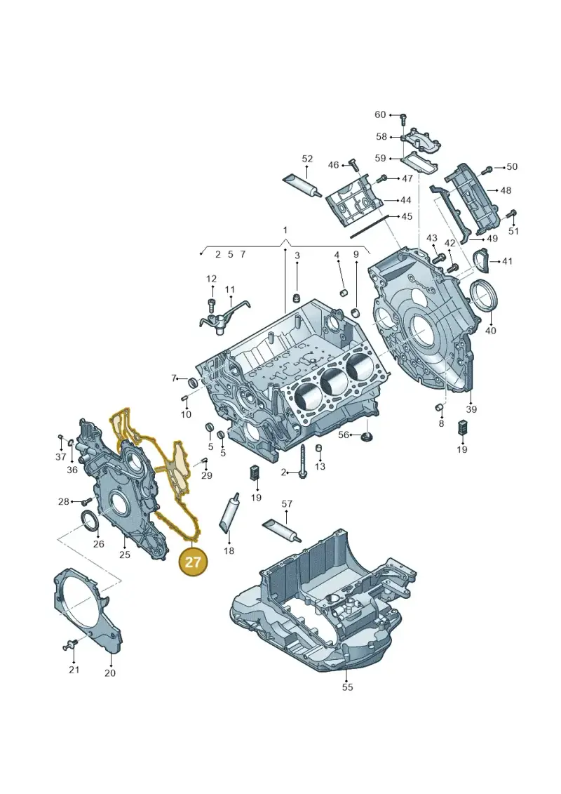 059103161AT — Volkswagen Touareg (2017-2023) diagram 439103020, position 27