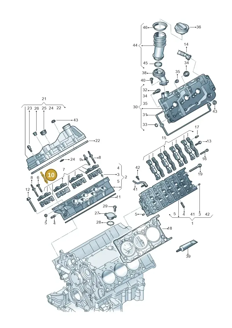 059103164E — Volkswagen Amarok twin cab (2022-) diagram 894103650, position 10
