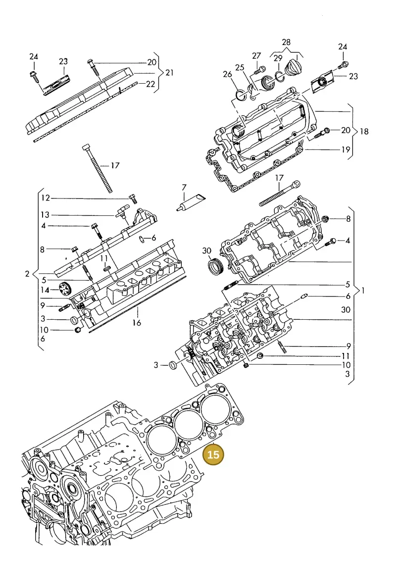 059103383CQ — Volkswagen MARINE-MOTOR           02> (2002-) diagram 277103400, position 15