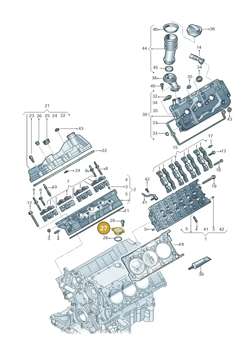 059103707D — Volkswagen Amarok twin cab (2022-) diagram 894103650, position 27