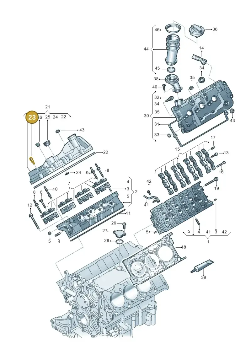 059103831 — Volkswagen Amarok twin cab (2022-) diagram 894103650, position 23
