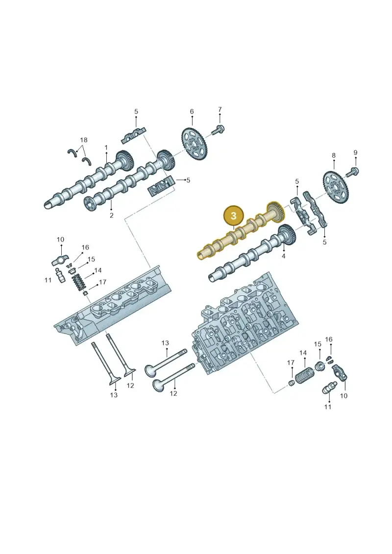 059109007DP — Volkswagen Touareg (2017-2023) diagram 439109045, position 3