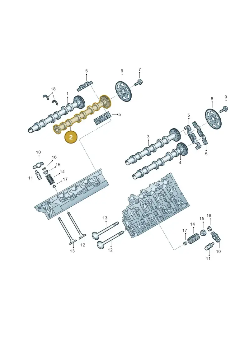 059109008DS — Volkswagen Touareg (2017-2023) diagram 439109045, position 2