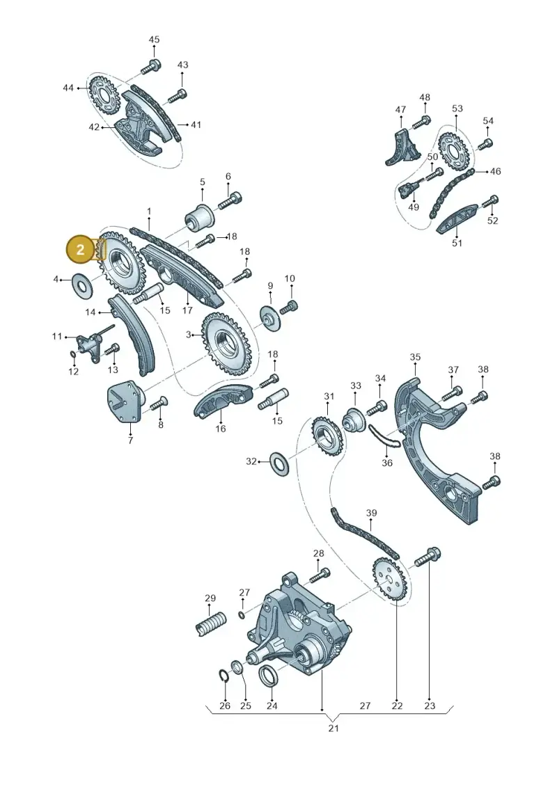 059109077E — Volkswagen Touareg BlueMotion (2014-2018) diagram 277109900, position 2