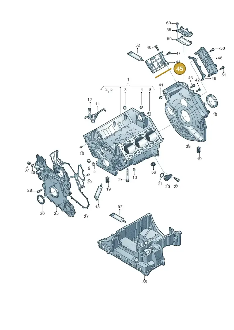 059109092N — Volkswagen Amarok twin cab (2022-) diagram 894103250, position 45