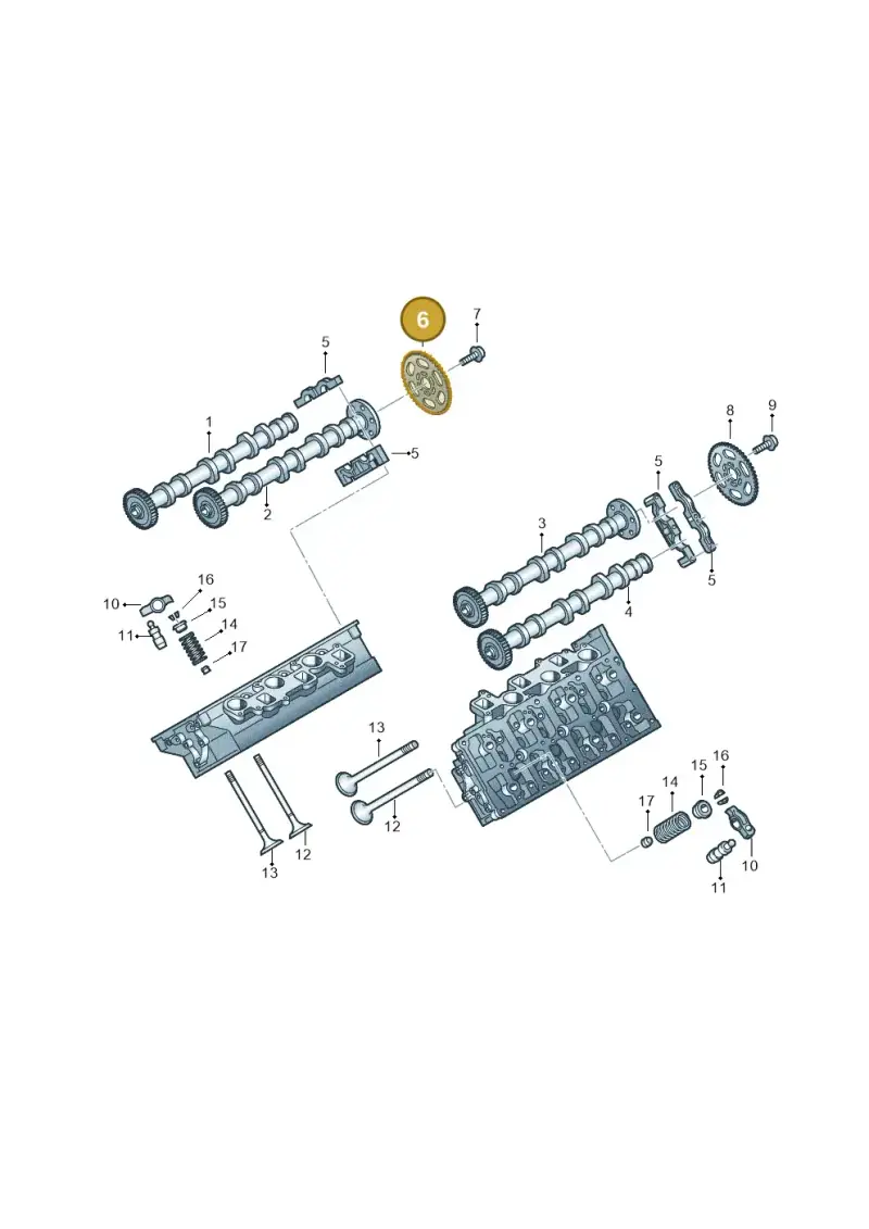 059109116G — Volkswagen Amarok twin cab (2016-2022) diagram 693109450, position 6