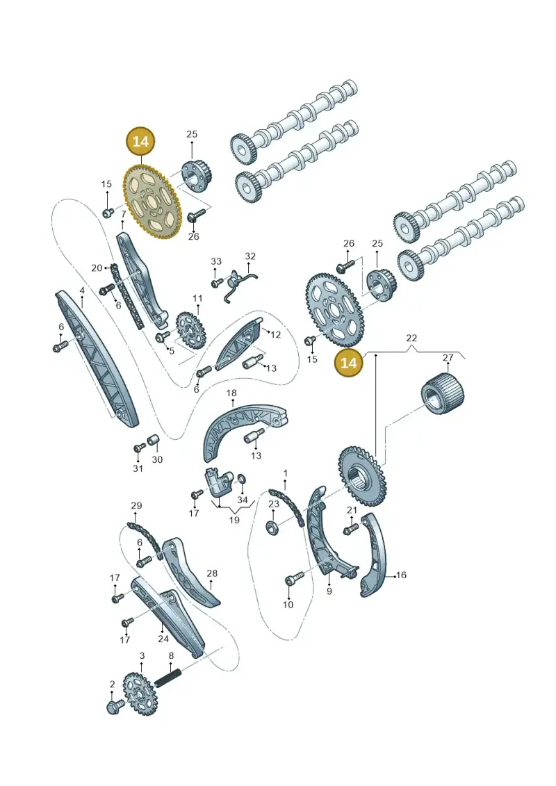 059109116G — Volkswagen Amarok twin cab (2022-) diagram 788109560, position 14