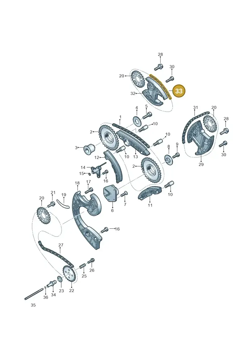 059109229K — Volkswagen Touareg                08> (2007-) diagram 258109700, position 33