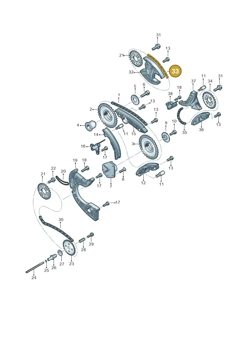 059109229K — Volkswagen Phaeton 4motion (2010-2016) diagram 631109700, position 33