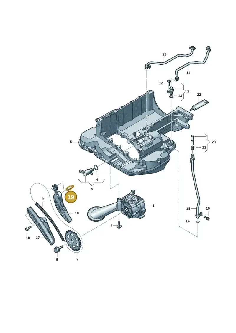 059109426S — Volkswagen Touareg (2017-2023) diagram 439115047, position 19