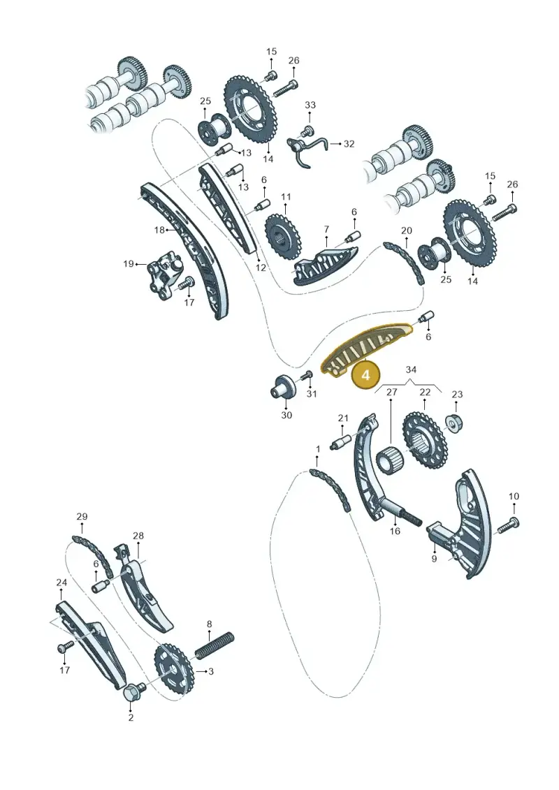 059109469AB — Volkswagen Touareg (2017-2023) diagram 859109570, position 4