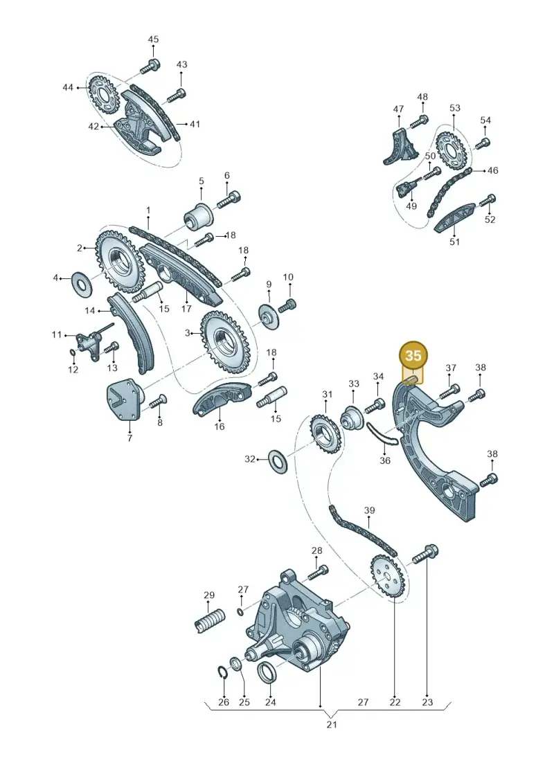 059109507D — Volkswagen Touareg BlueMotion (2014-2018) diagram 277109900, position 35