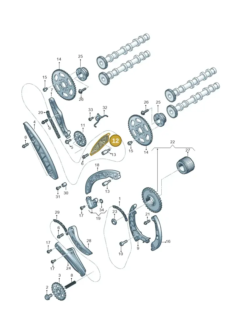 059109514N — Volkswagen Amarok twin cab (2022-) diagram 788109560, position 12