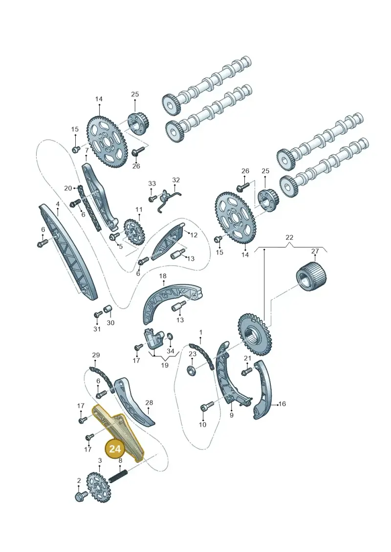 059109538R — Volkswagen Amarok twin cab (2022-) diagram 788109560, position 24