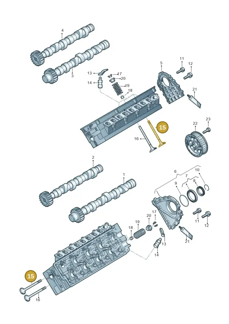 059109601G — Volkswagen Touareg (2012-2014) diagram 493109200, position 15