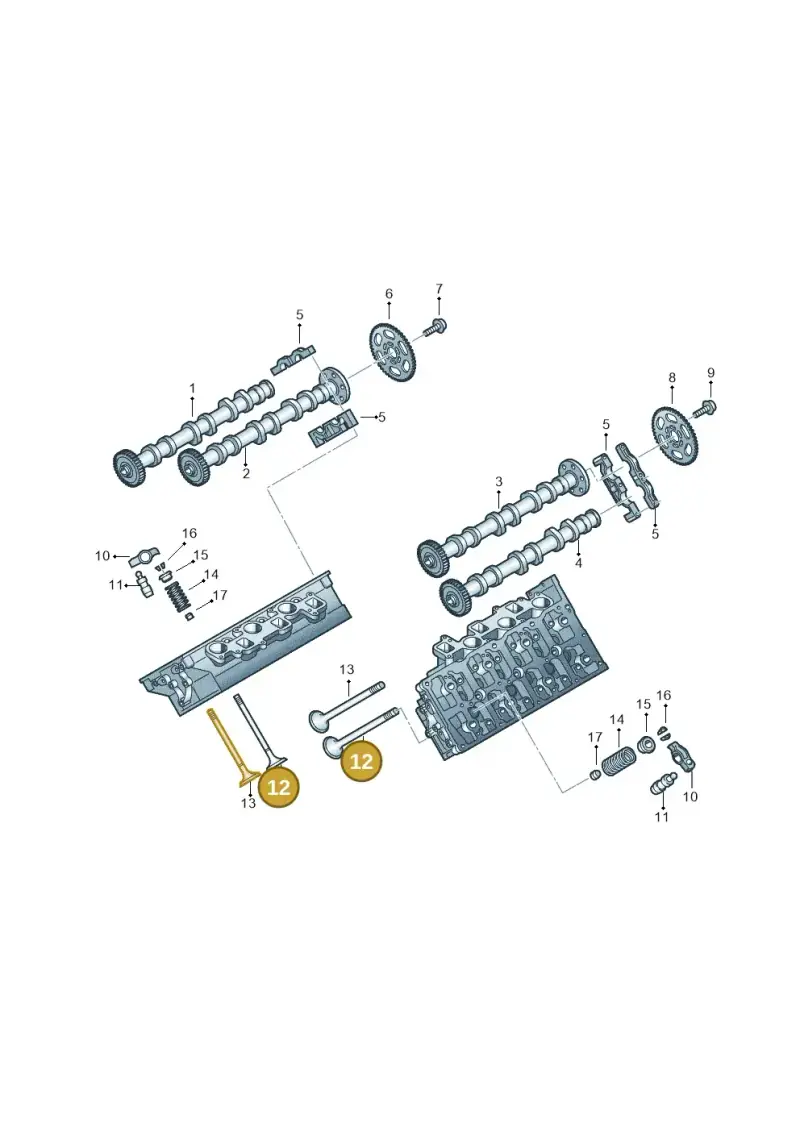 059109601G — Volkswagen Touareg BlueMotion (2014-2018) diagram 693109450, position 12