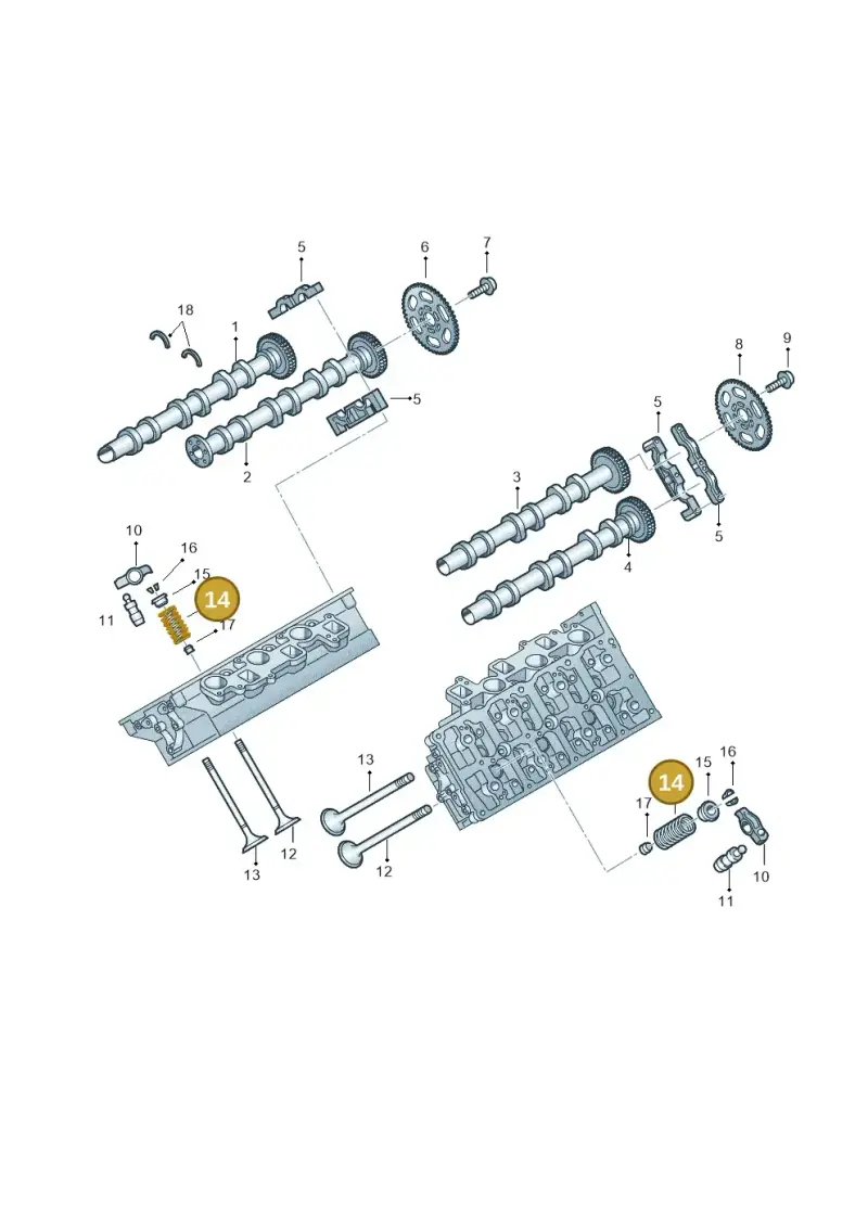 059109633AC — Volkswagen Touareg (2017-2023) diagram 439109045, position 14