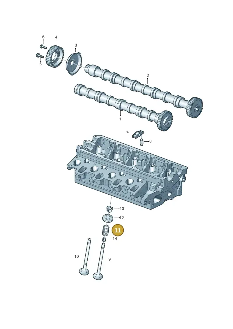 059109633N — Volkswagen Amarok twin cab (2022-) diagram 634109300, position 11