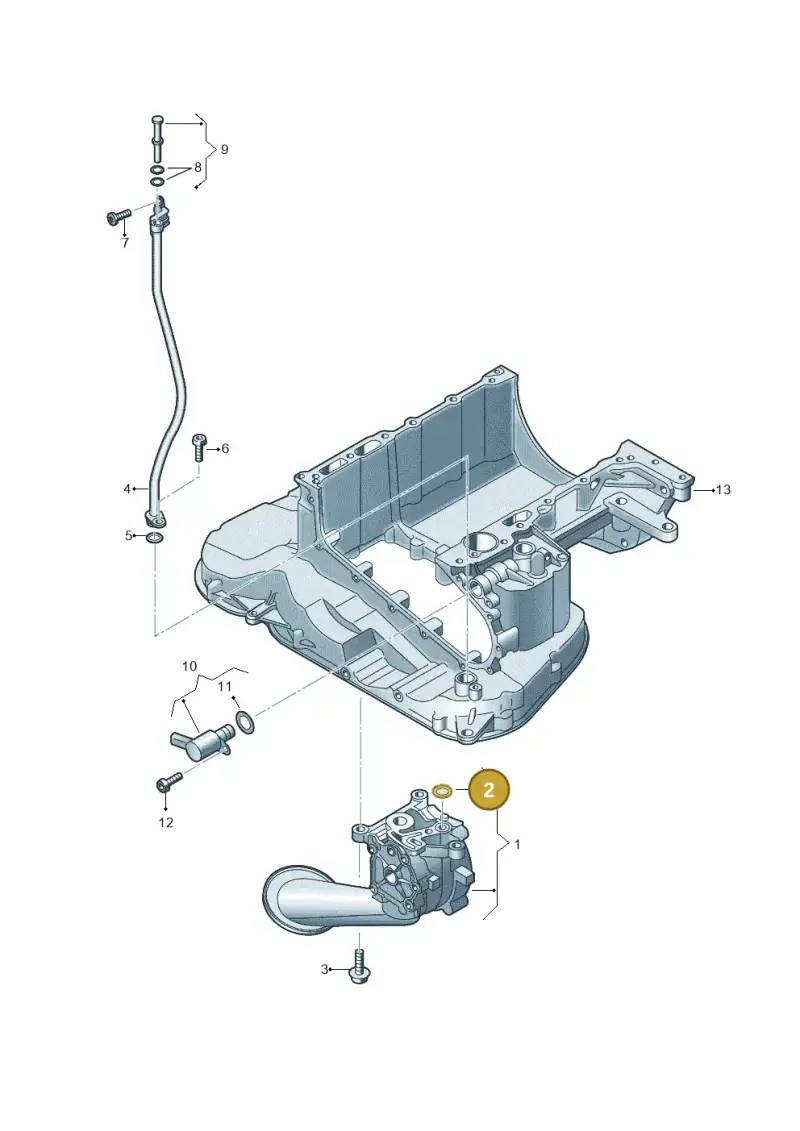 059115111A — Volkswagen Touareg (2017-2023) diagram 439115045, position 2