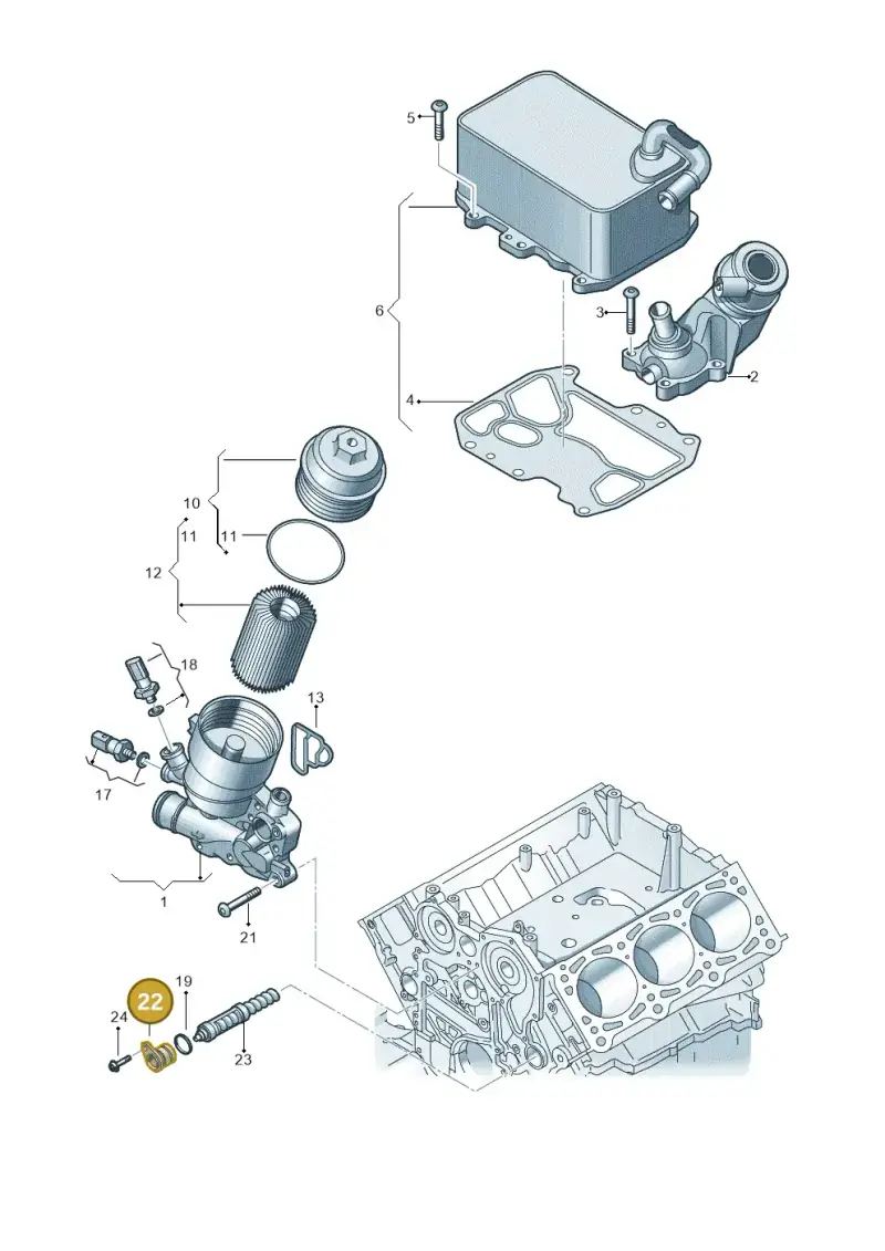 059115423E — Volkswagen Amarok twin cab (2022-) diagram 788115560, position 22