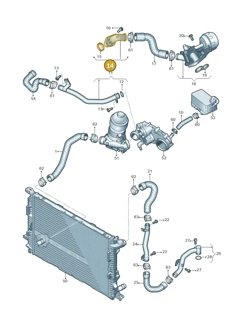 059121131S — Volkswagen Amarok twin cab (2022-) diagram 894121500, position 14