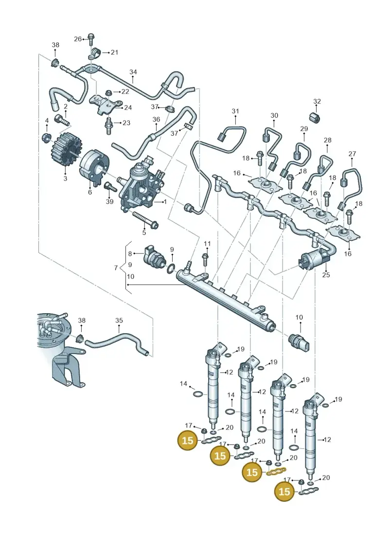 059130216C — Volkswagen New beetle (2011-2016) diagram 634130400, position 15