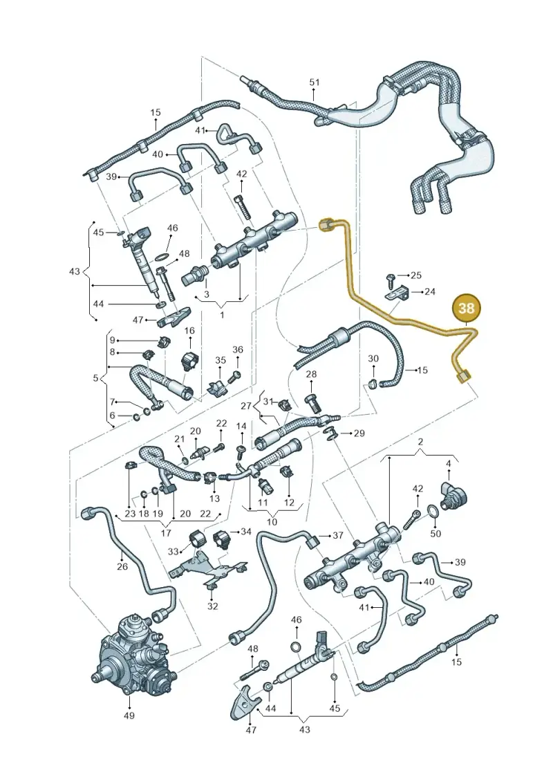 059130310BS — Volkswagen Amarok twin cab (2022-) diagram 738130900, position 38