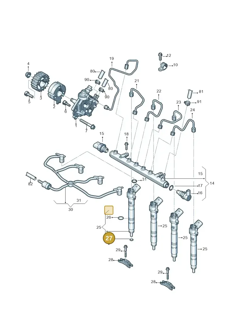 059130519 — Volkswagen Amarok twin cab (2022-) diagram 683130450, position 27