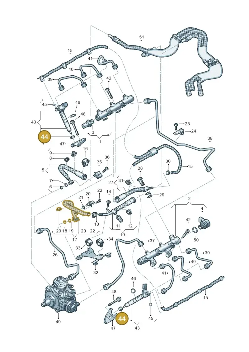 059130519B — Volkswagen Amarok twin cab (2022-) diagram 738130900, position 44