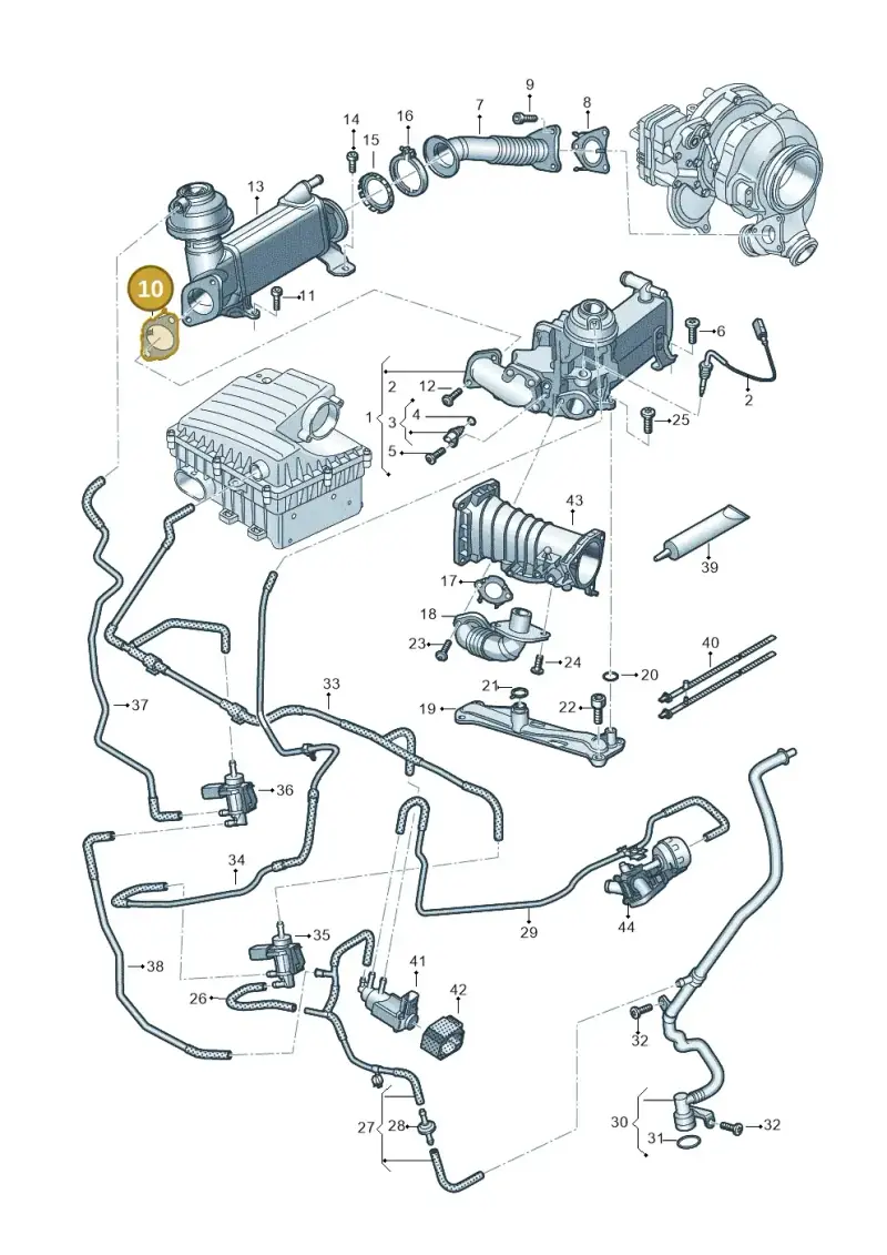 059131358G — Volkswagen Amarok twin cab (2022-) diagram 894131750, position 10