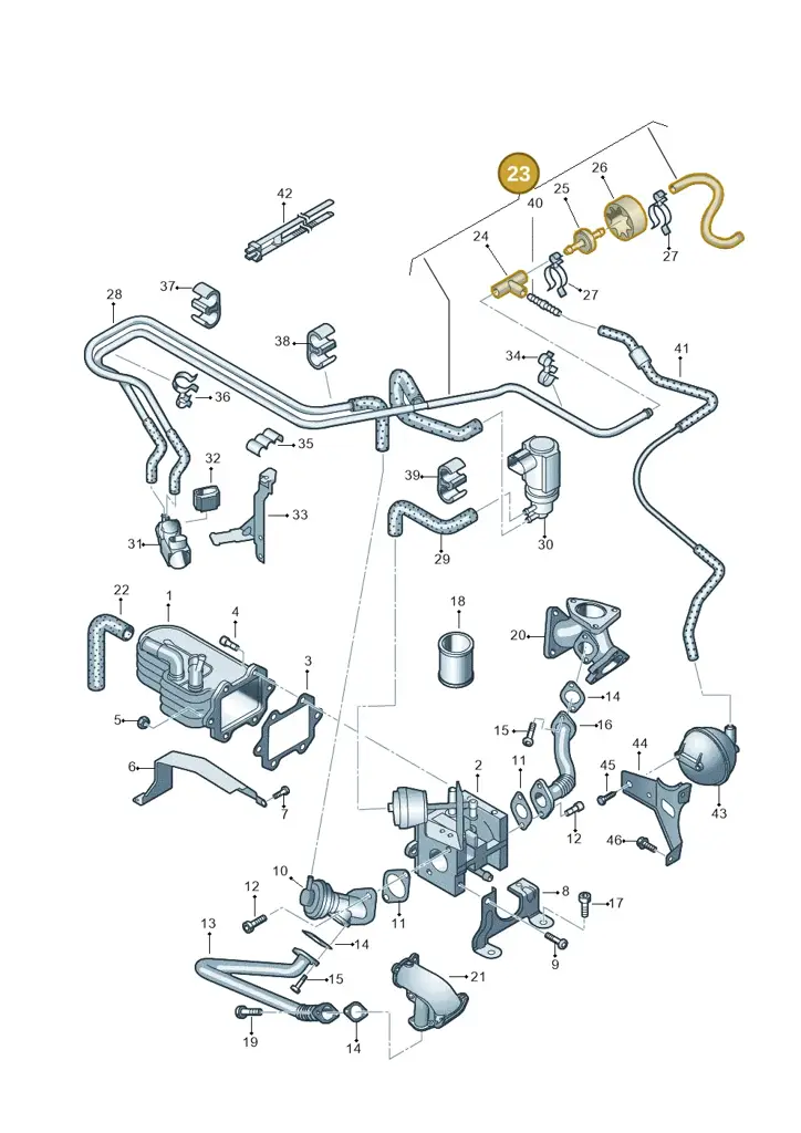 059131381AK — Volkswagen Touareg                08> (2007-) diagram 274131600, position 23