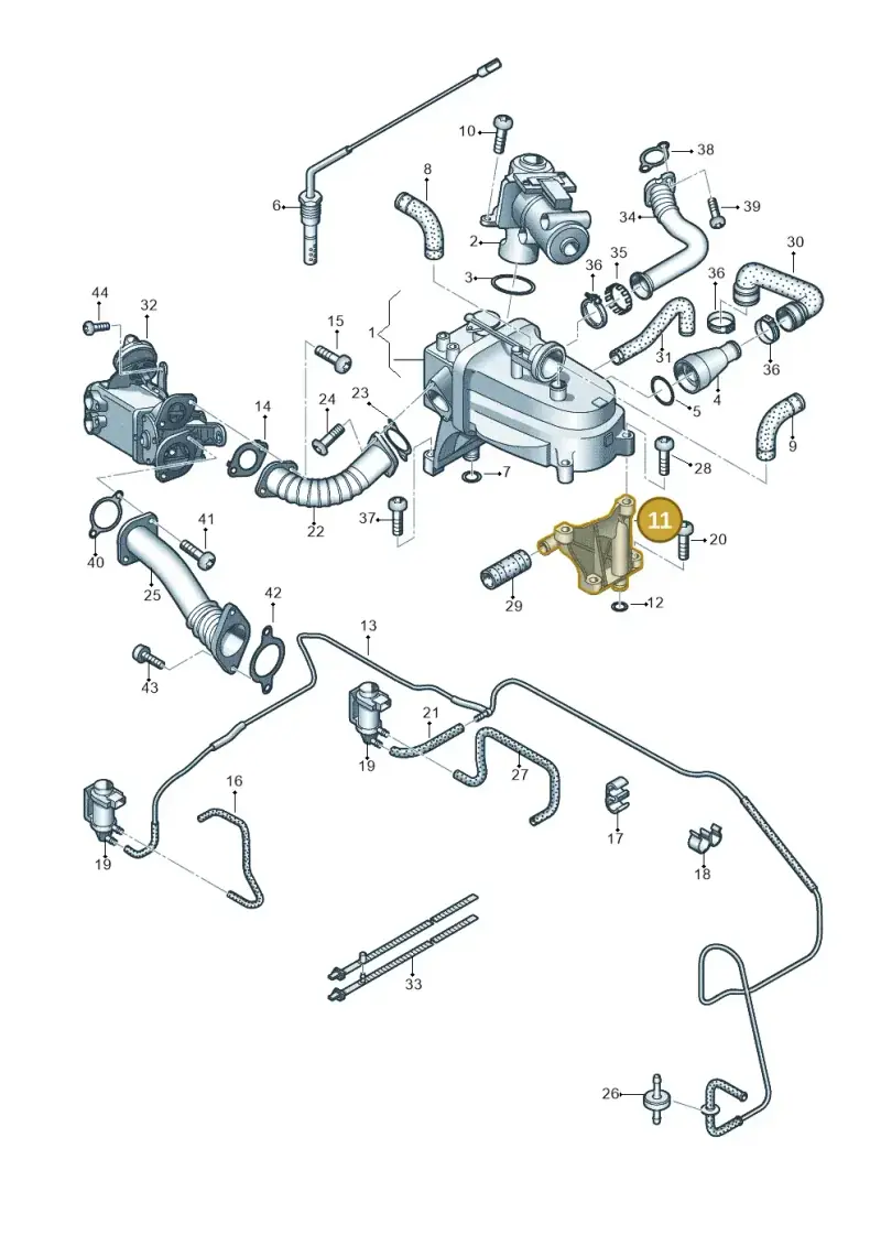 059131425A — Volkswagen Touareg                08> (2007-) diagram 616131670, position 11