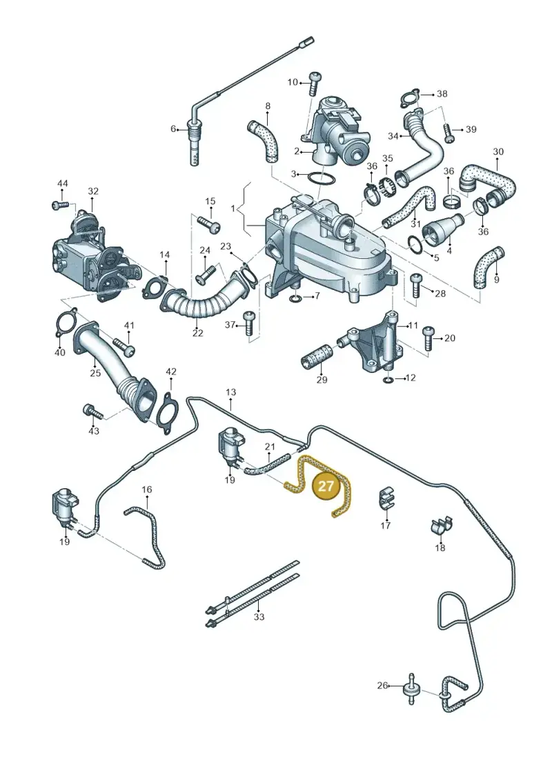 059131492AE — Volkswagen Touareg                08> (2007-) diagram 616131670, position 27