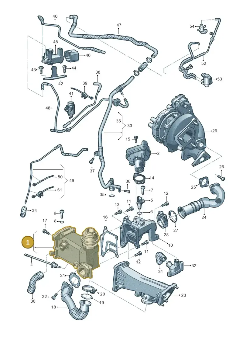 059131515FS — Volkswagen Touareg (2012-2014) diagram 693131700, position 1