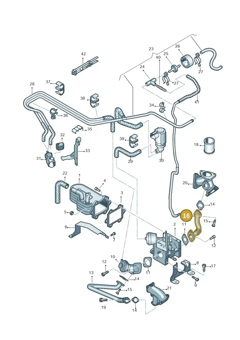 059131525AB — Volkswagen PHAETON                08> (2007-) diagram 258131500, position 16