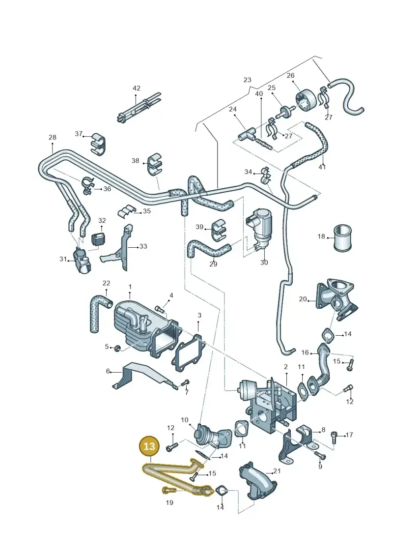 059131525AC — Volkswagen PHAETON                08> (2007-) diagram 258131500, position 13